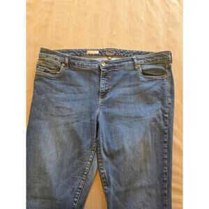 Kut Mia Toothpick Skinny Women’s Dark Denim Pant (20W)